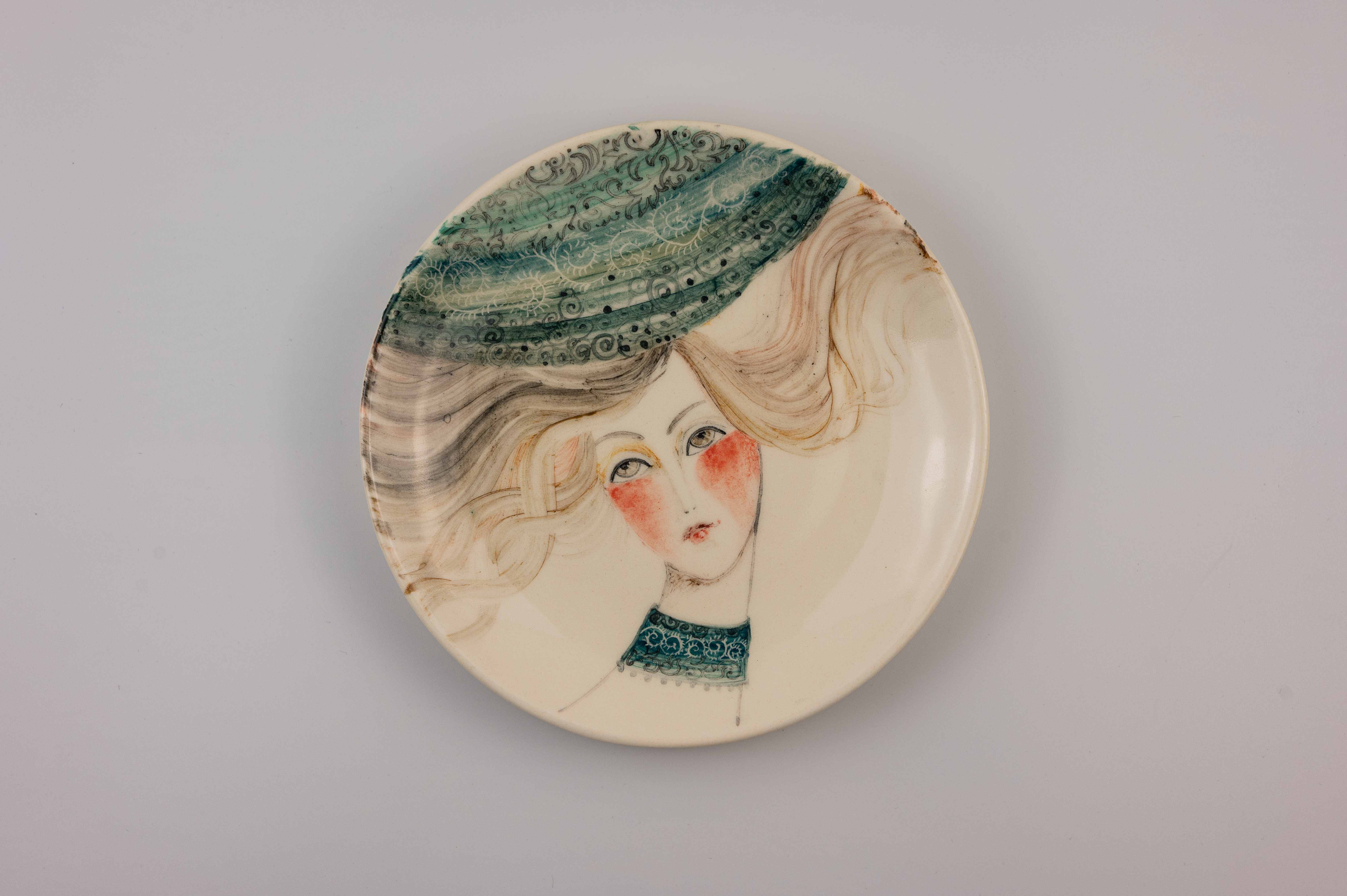 Portrait with Flowing Hair